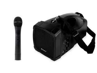 Adastra H25 draagbaar PA systeem met draadloze microfoon 50W