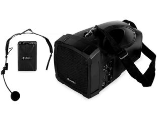 Adastra H25B draagbaar PA systeem met bleutooth en headset 50W