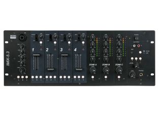 DAP IMIX-5.3 5 kanaals rackmixer met 3 zones