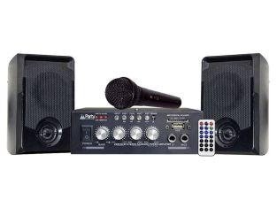 Party Sound KA100 bluetooth karaoke set met USB/SD speler