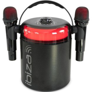 Ibiza KARAHOME-BK Bluetooth Karaoke speaker op accu 120W