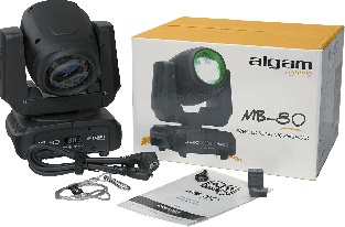 Algam Lighting MB80 beam moving head 80 W LED 12 gobo's 8 kleuren