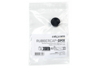 Algam Lighting RUBBERCAP-DMX kapje DMX-connector IP65 zwart