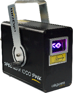 Algam LAL Spectrum1000Pink roze DMX animatie laser 1000W