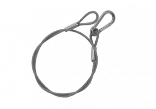 Algam Lighting SWS-4-85-PACK 12 veiligheidskabels 4 mm 85 cm zilver