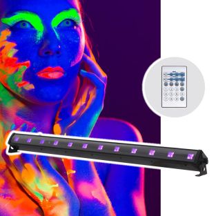 LedJ UV Spectra Batten DMX bestuurbare blacklight bar