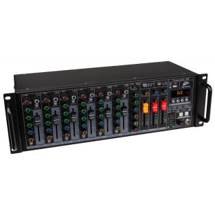 JB Systems Liverack-10  7-kanaals PA mixer in 19'rack formaat