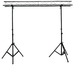 BoomTone DJ LT4 lichtbrug met 2 statieven en truss van 3 meter