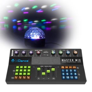 Bundel iDance Mastermix Mixer met discolicht