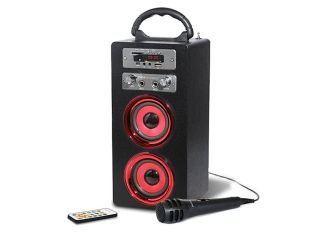 Pure Acoustics MCP-20 Zwart portable karaoke bluetooth speaker