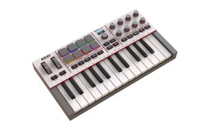 Akai MPK Mini IV MIDI keyboard controller grijs