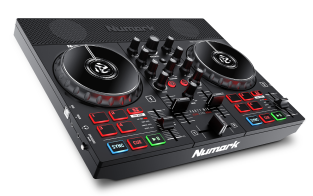 Numark Party Mix Live DJ controller met ingebouwde speakers en Serato DJ
