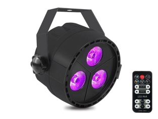 Qtx Light PAR12 LED PAR spot 3x 4W RGBW COB LEDs