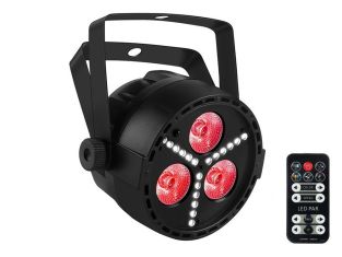 Ibiza Light PAR-MINI-STR 2-in-1 RGBW LED PAR DMX