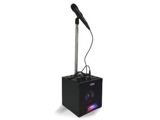 Party Sound PARTY-SINGER karaoke cube met lichteffect, en microfoon