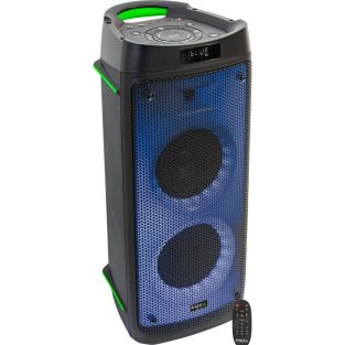 Ibiza Sound Phantom Led verlichte karaoke/party speaker 300W USB/SD