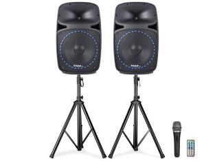 Ibiza Sound PKG12A-SET Bluetooth speakerset 2x 400W
