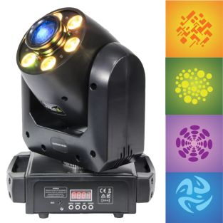 Ibiza Light PLUTON30-WASH spot & wash moving head 2-in-1