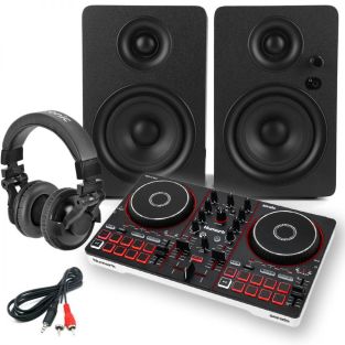 Numark PartyMix DJ controller set met speakers en hoofdtelefoon