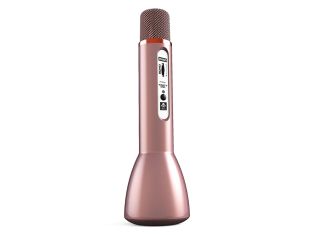 iDance Audio PM60 Bluetooth Party 3-in-1 Karaoke Microfoon Roze