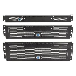 Adastra afsluitbare Rackbeveiligingsgaaspanelen 1U 2U of 3U