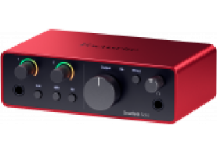 Focusrite Scarlett Solo 4th Gen USB Audio Interface