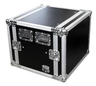 Road Ready RR8UADS 8U versterkerrack 19 inch met schokdemping, 45 cm diep