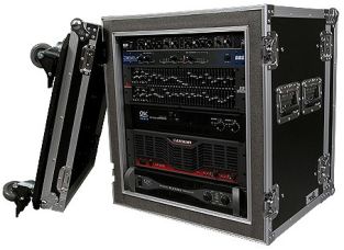 Road Ready RR12UADSW 12U versterkerrack 19 inch met schokdemping, 45 cm diep