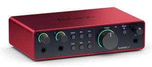 Focusrite Scarlett 2i2 4th Gen Audio Interface