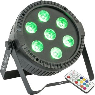 Ibiza Thinpar 7x6-RGBW extra platte par projector 7x 6W