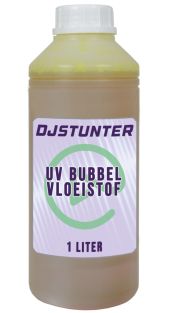 Dj Stunter bellenblaas vloeistof met UV effect 1 liter