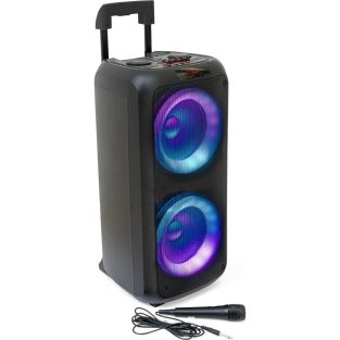 Ibiza Venus600 Verlichte Karaoke draagbare luidspreker 600W