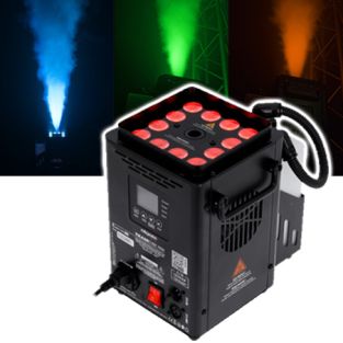 Algam Vulkan Cube mini 1200w rookmachine met Led verlichting