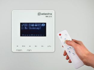Adastra WA-215 inbouw muurversterker USB/SD en Bluetooth 2x 15W