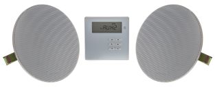 Audiophony WALLKIT wandversterkerset met twee plafondluidsprekers