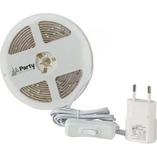 Party light PARTY-STRIP300WH ledstrip met witte LEDS