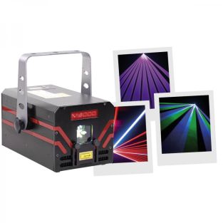 Evolite M3000 Professionele RGB laser met 128 animatie programma's