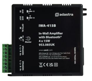 Adastra IWA415B bluetooth 4.0 stereo versterker module 4x 15W