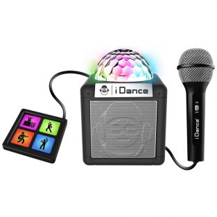iDance Audio Cube Sing 200 Zwart partybox met soundpad en microfoon 