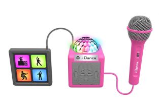 iDance Audio Cube Sing 200 Roze partybox met soundpad en microfoon 