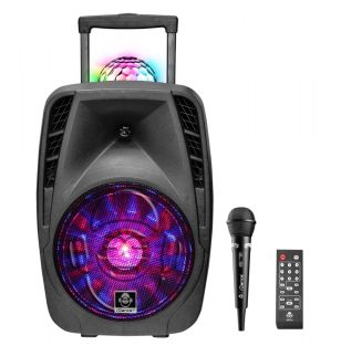 iDance Audio Groove 216 bluetooth speaker met RGB LED discoshow en discobal