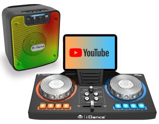 iDance Audio XD101n Zwart DJ controller met speaker, gratis microfoon