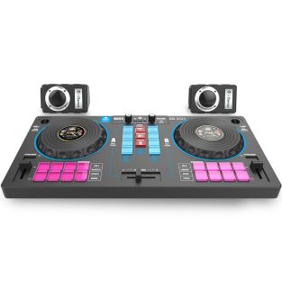 iDance Audio XD301 7-in-1 DJ Mixer met BT en speakers