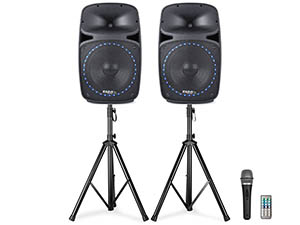 Karaoke Speakers ibiza sound PKG12set