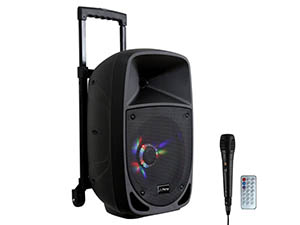 Party Sound PARTY-8LED mobiele Karaoke speaker