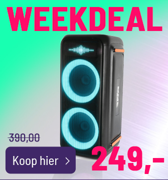 Draadloze microfoonset voor presentatie, zang of karaoke